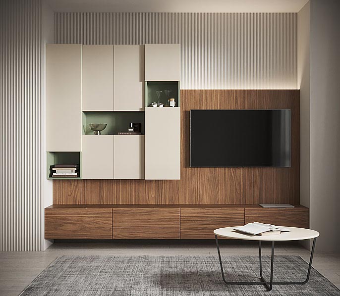 Встроенная гостиная на заказ