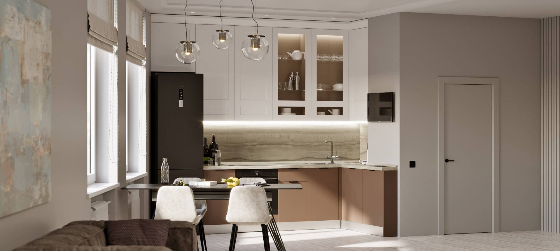 Трюфель коричневый / Белый&nbsp;премиум&nbsp;