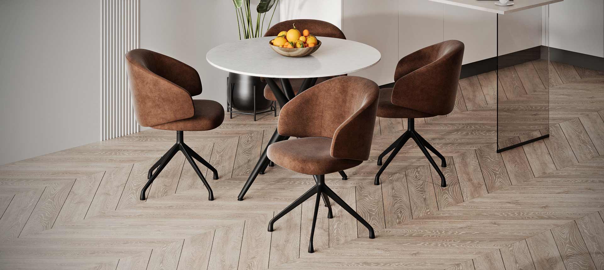 велюр Verona цвет 74(744) Dark Brown