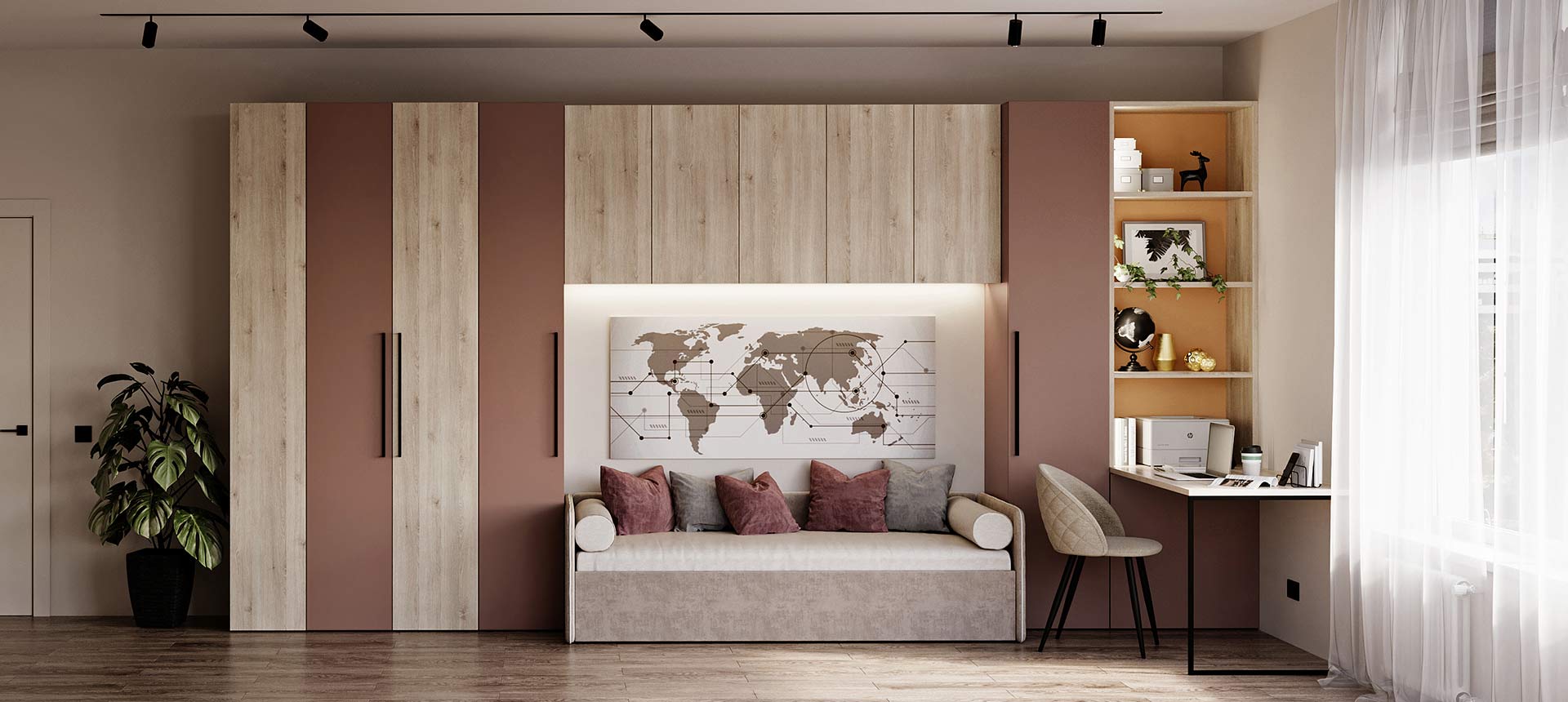 Сосна Аланд / Розовый&nbsp;кварц&nbsp;