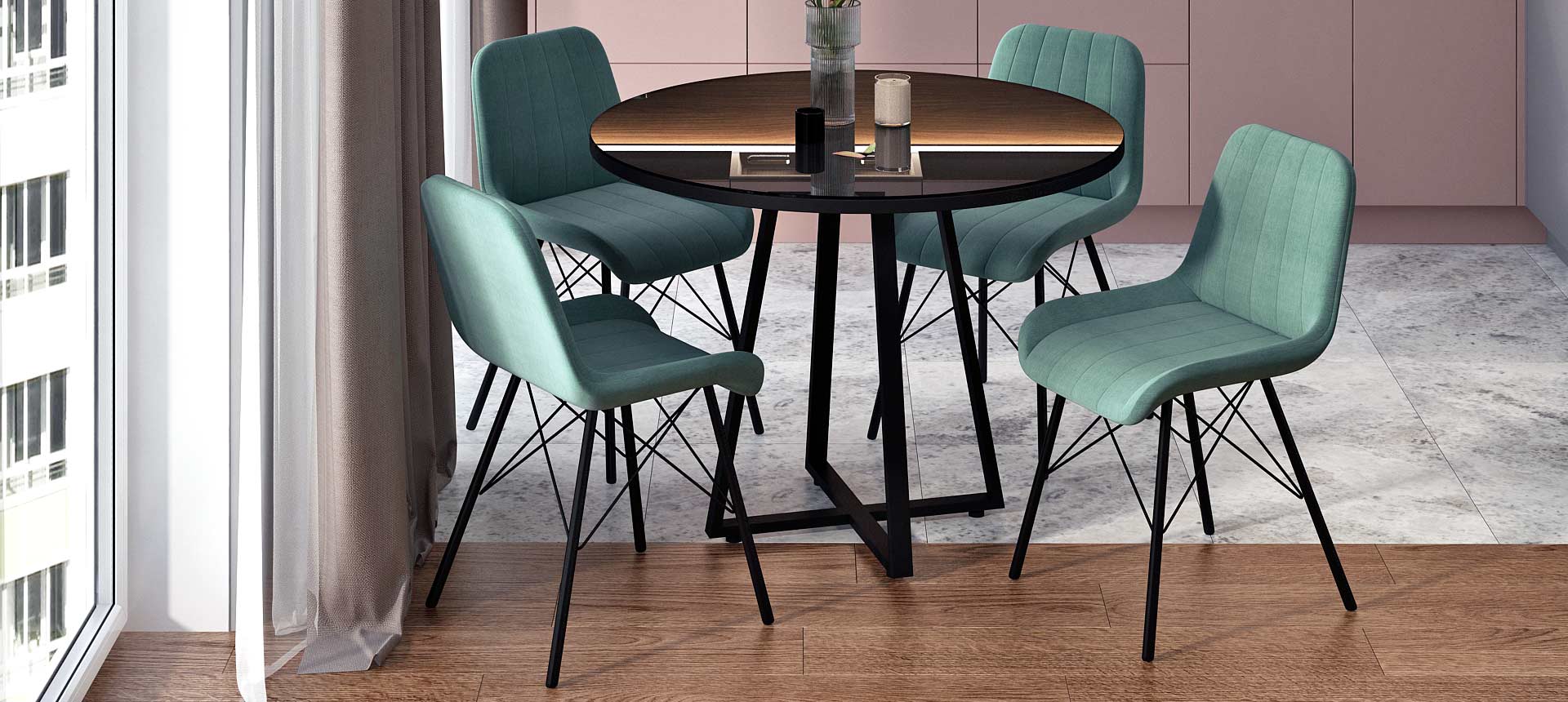 шенилл NIAGARA цвет Turquoise