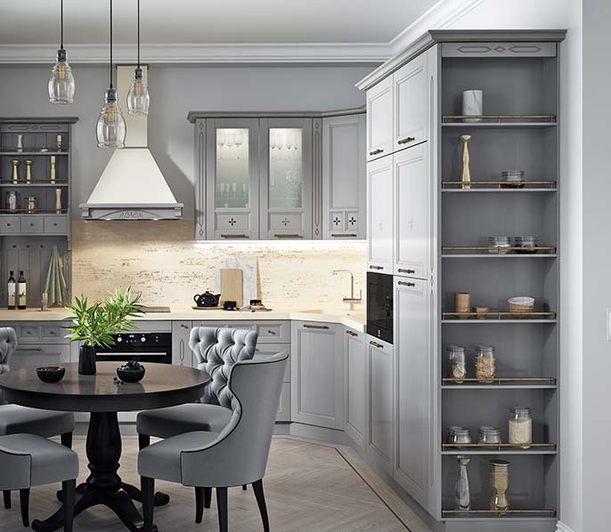 Рейлинги и барные стойки для кухни