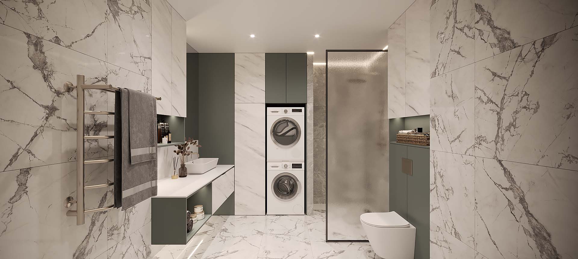 Сумрачный нефрит матовый / Мрамор&nbsp;Леванто&nbsp;Белый&nbsp;