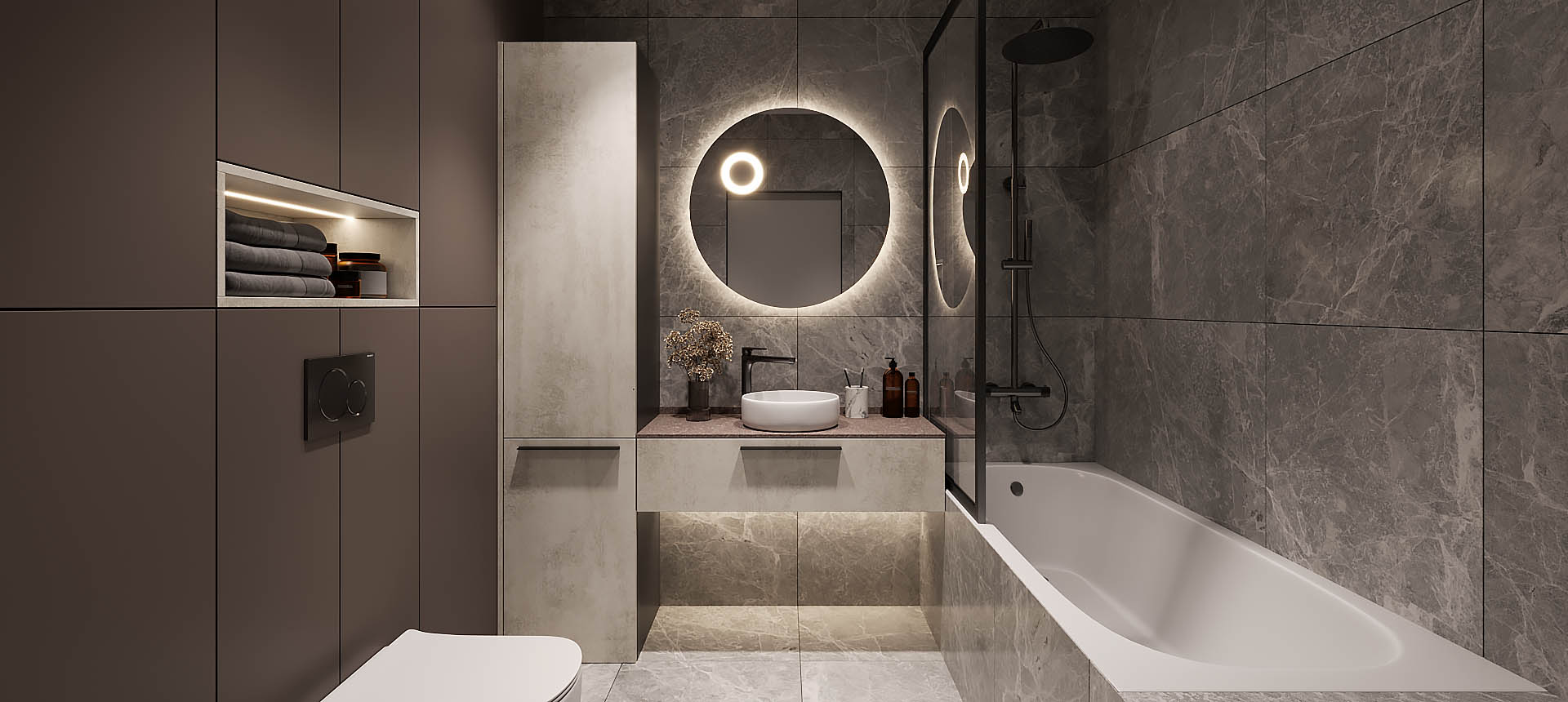 Хромикс белый / Трюфель&nbsp;коричневый&nbsp;