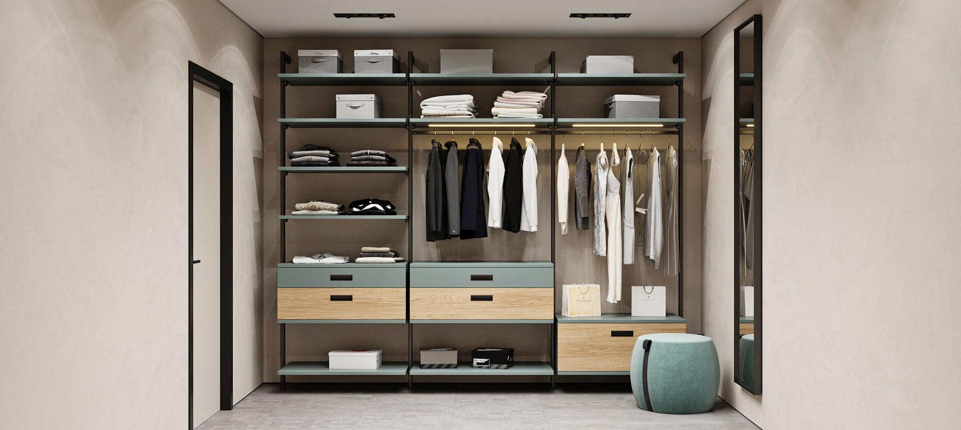 Зелёный фьорд / Дуб&nbsp;Каселла&nbsp;светлый&nbsp;