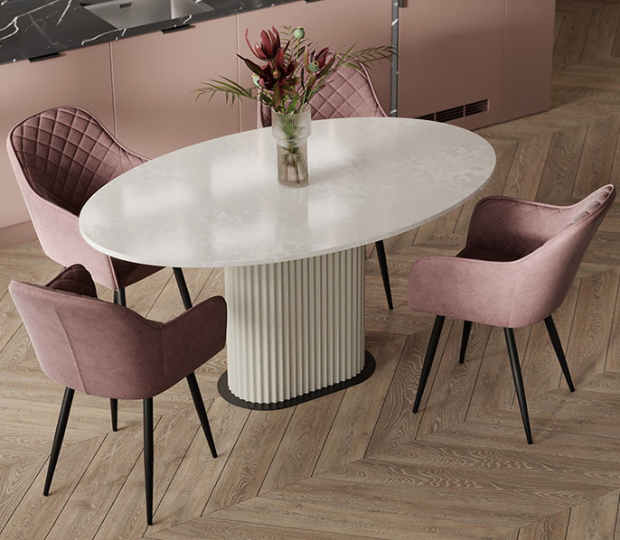 Кухонный стол Руже овальный