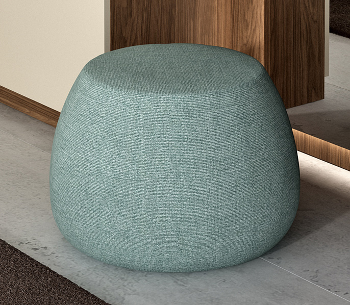 Пуф Трюфель 1 в зеленом цвете