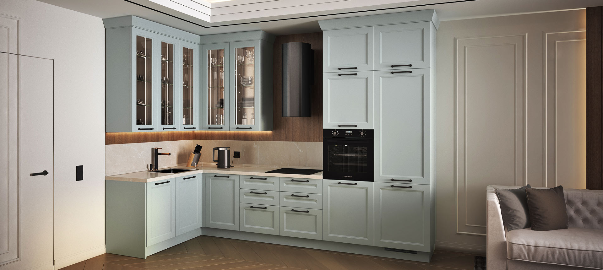 эмаль цвет NCS S 1510-B20G