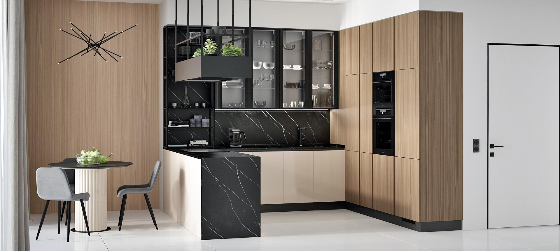 Магнолия глянец / Орех&nbsp;Калифорния&nbsp;