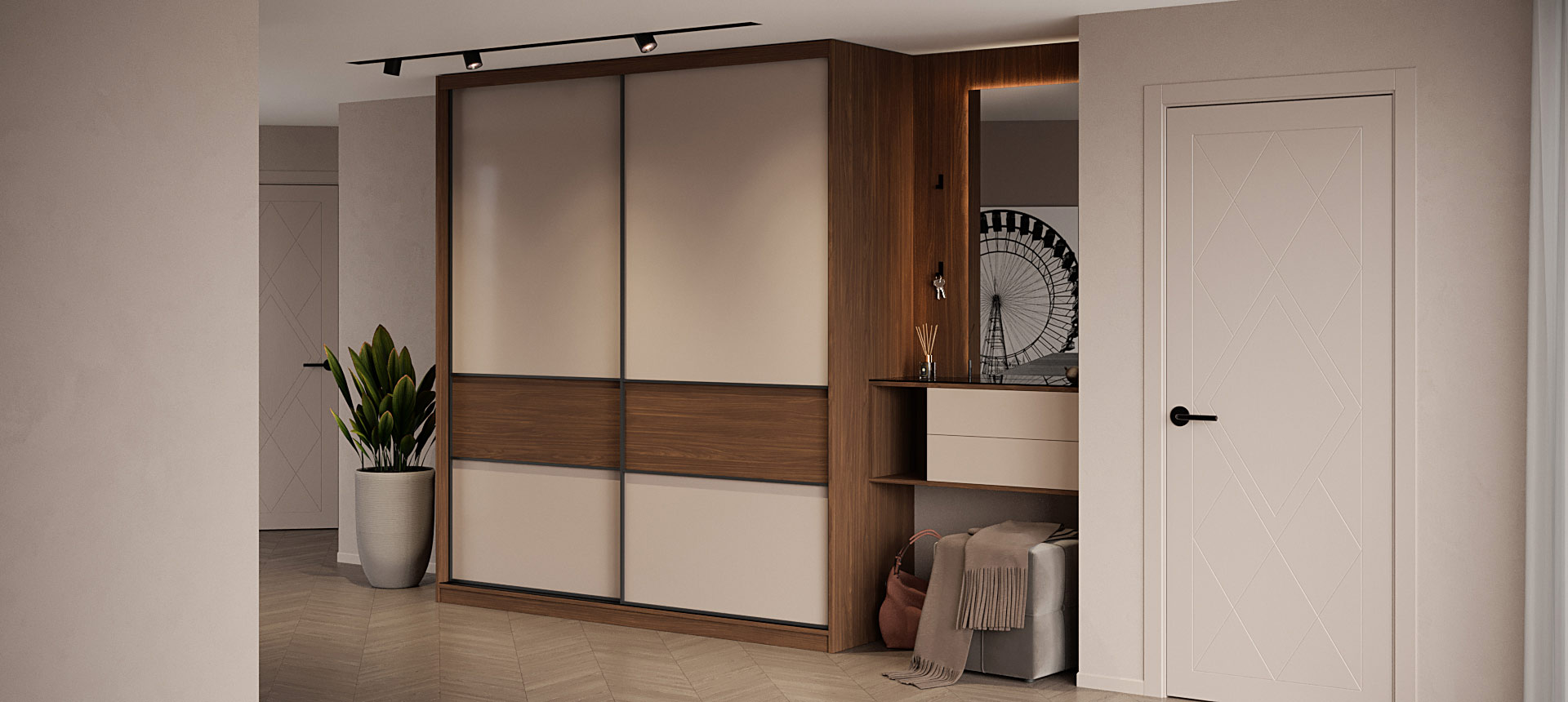 Орех Линкольн / Кашемир&nbsp;серый&nbsp;