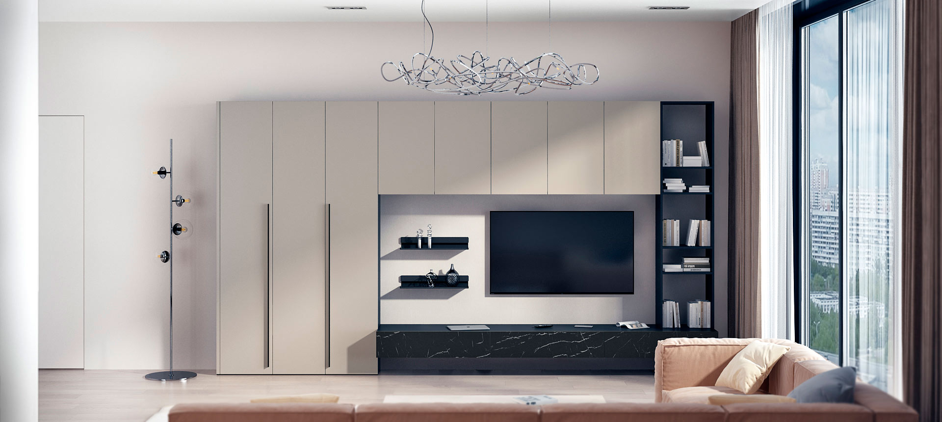 Белый Фарфоровый Оникс / Камень&nbsp;Пьетра&nbsp;Гриджиа&nbsp;чёрный&nbsp;