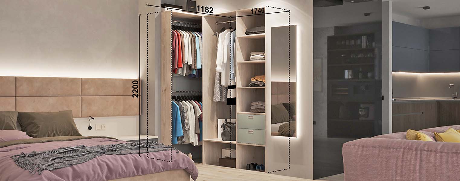 Гардеробная сет 3 - фото No 4