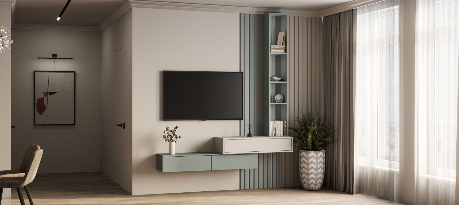 Зелёный фьорд / эмаль&nbsp;цвет&nbsp;NCS&nbsp;S&nbsp;1005-R&nbsp;