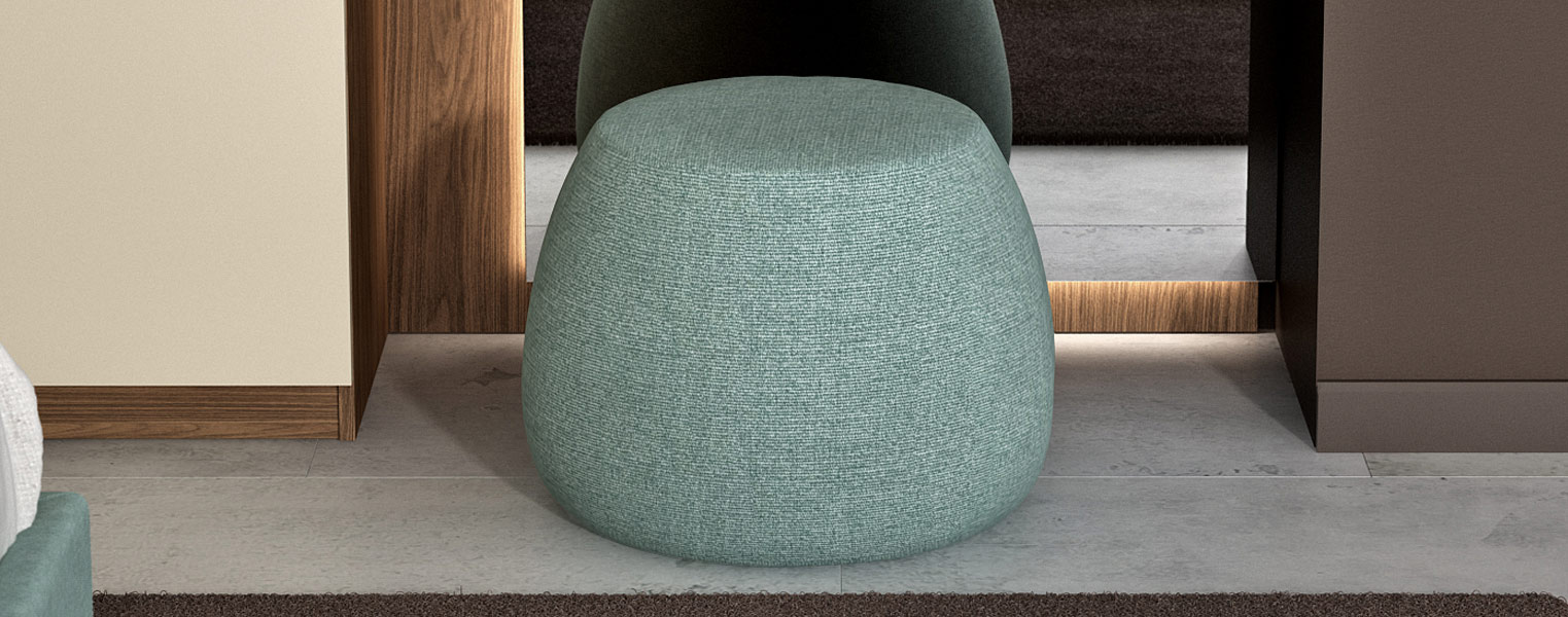 Пуф Трюфель 1 в зеленом цвете - фото No 1