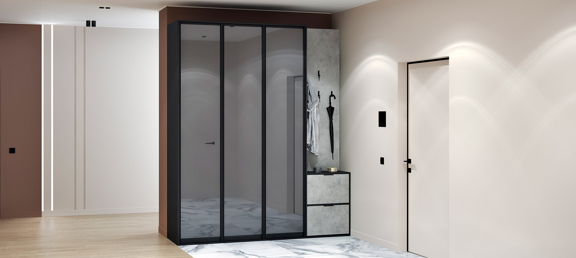 Бетон Чикаго светло-серый