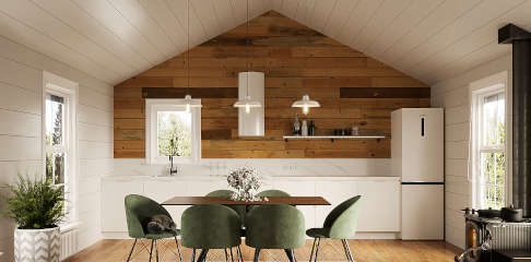 Кухня в загородном доме