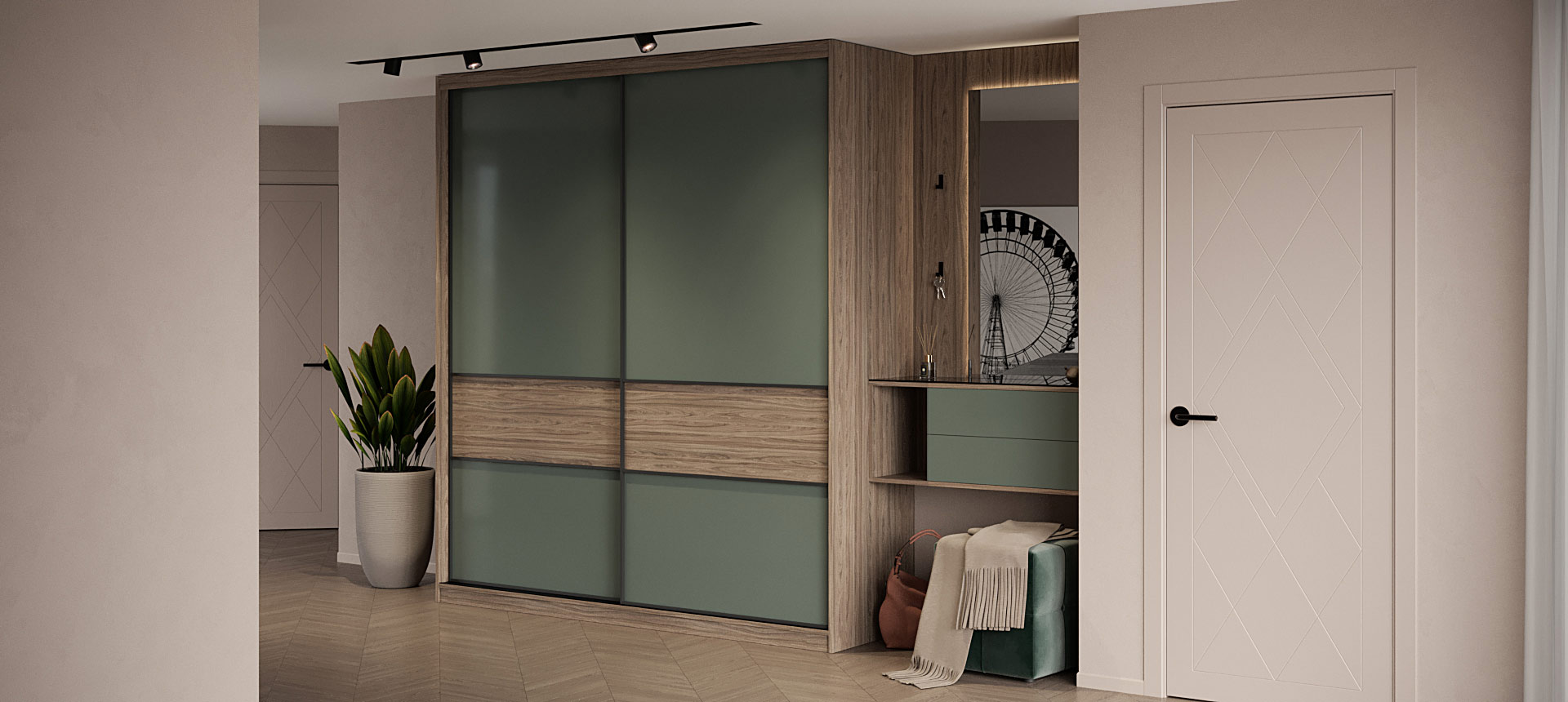 Орех Карини белёный / эмаль&nbsp;цвет&nbsp;NCS&nbsp;S&nbsp;6010-G30Y&nbsp;