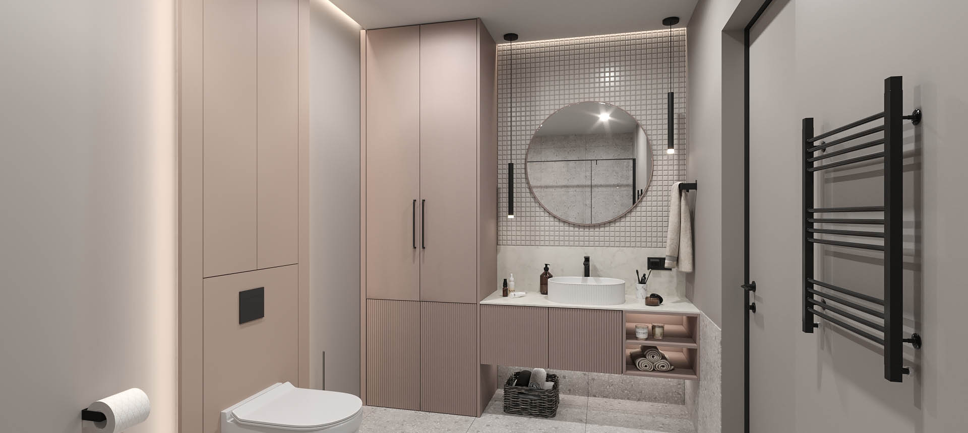 Розовый кварц матовый / эмаль&nbsp;цвет&nbsp;NCS&nbsp;S&nbsp;3005-Y80R&nbsp;