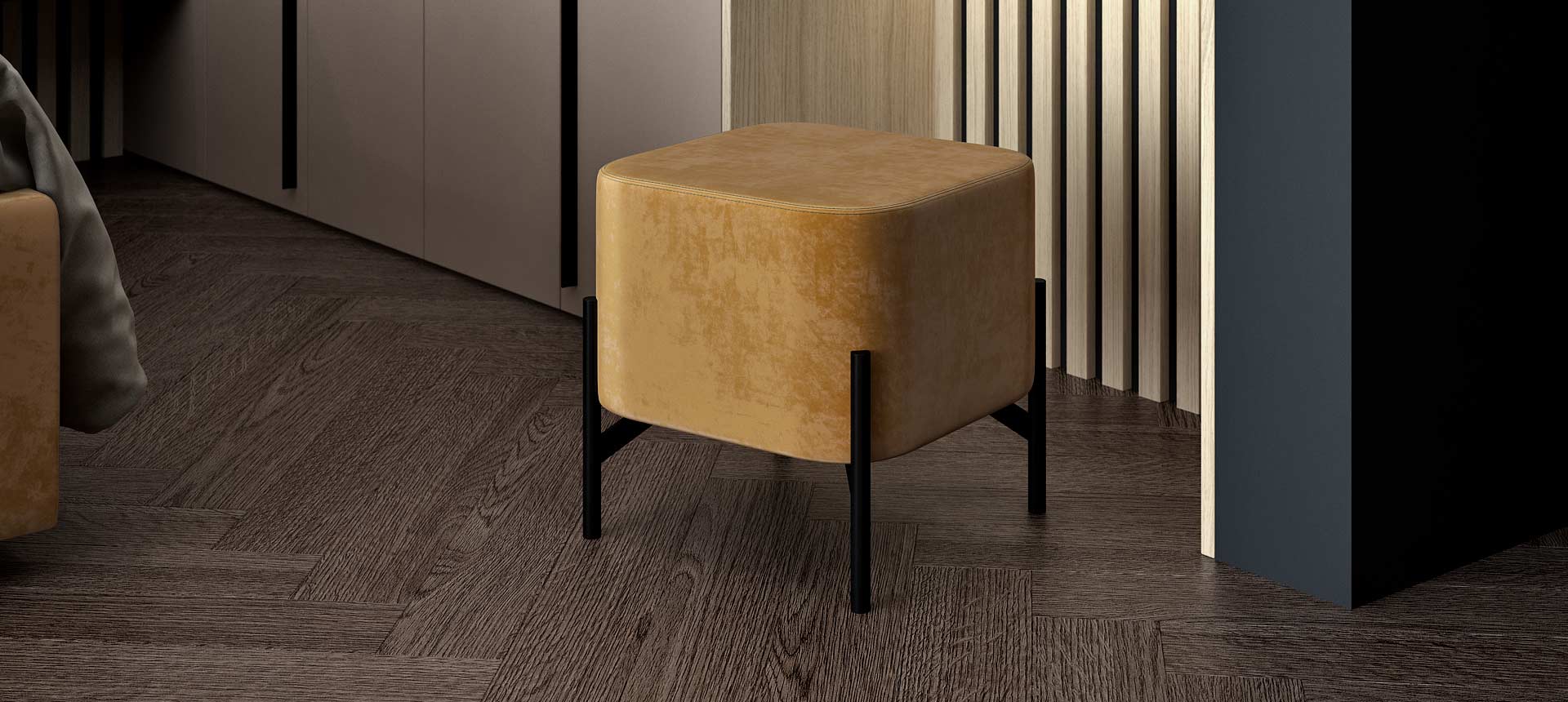 велюр Grand цвет Gold