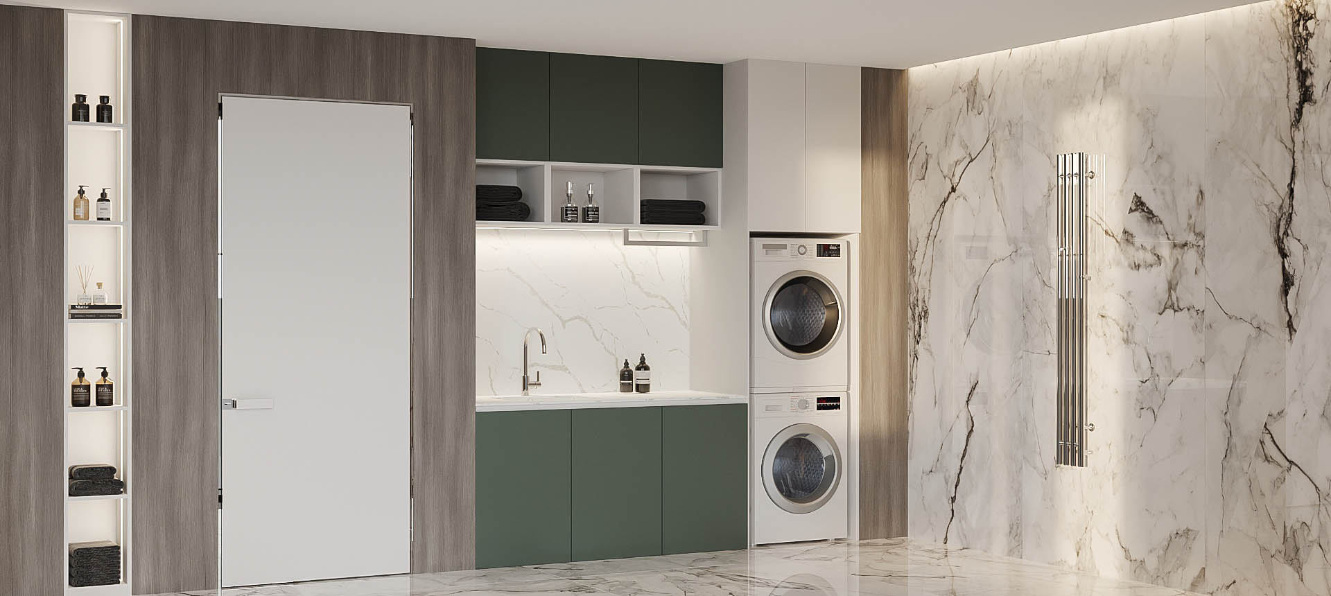 Сумрачный Нефрит матовый / Белый&nbsp;премиум&nbsp;