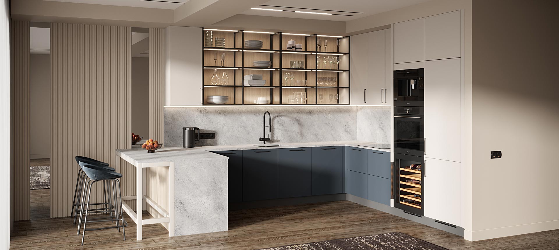 эмаль цвет NCS S 2500-N / Аквамарин&nbsp;матовый&nbsp;