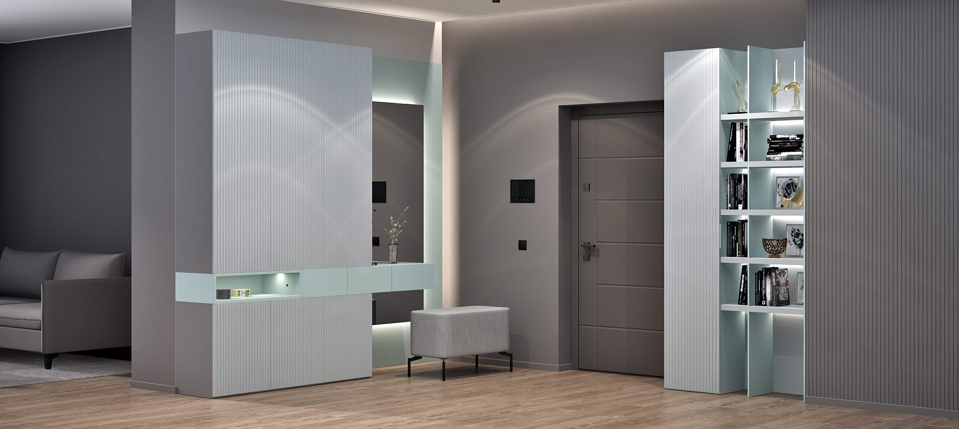 эмаль цвет NCS S 2020-R80B / Зелёный&nbsp;Фьорд&nbsp;