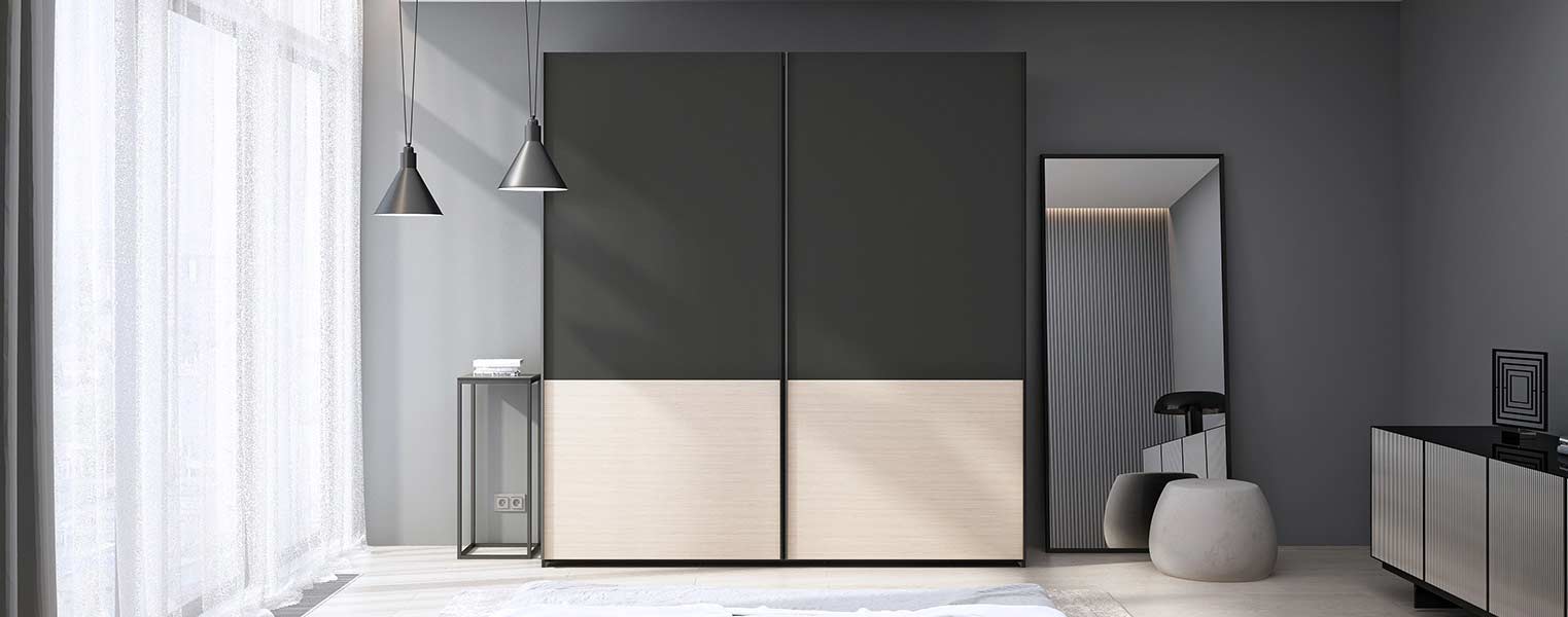 Шкаф-купе с двумя створками на балкон - фото No 1