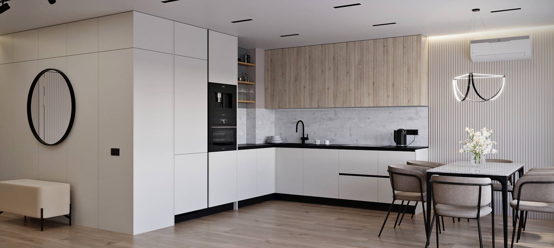 Светло-серый / Сосна&nbsp;Аланд&nbsp;