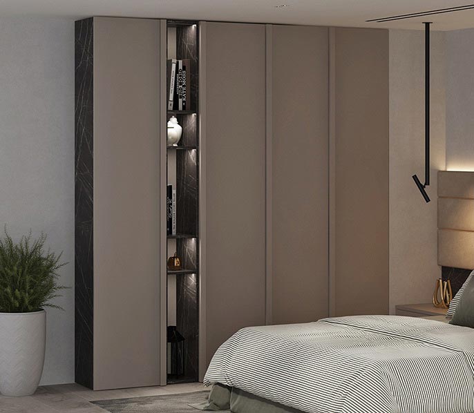 Шкаф распашной на балкон