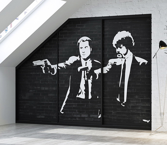 Мансардный шкаф-купе