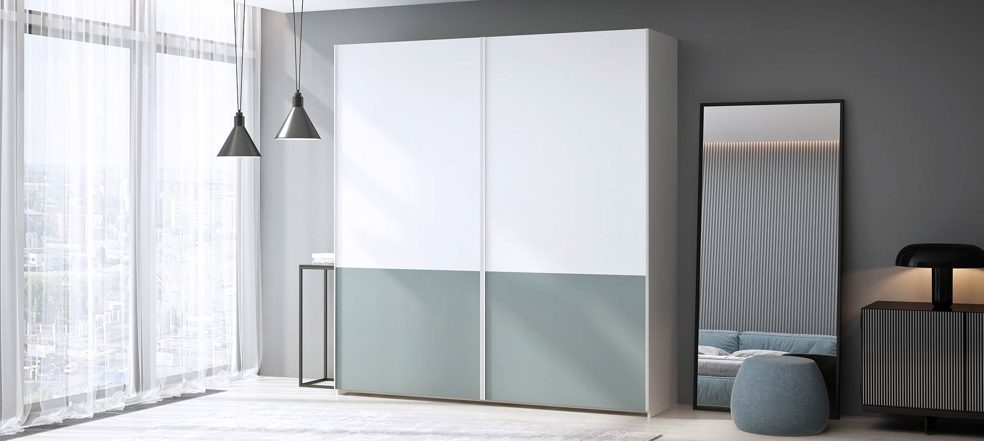 Белый / Зелёный&nbsp;Фьорд&nbsp;