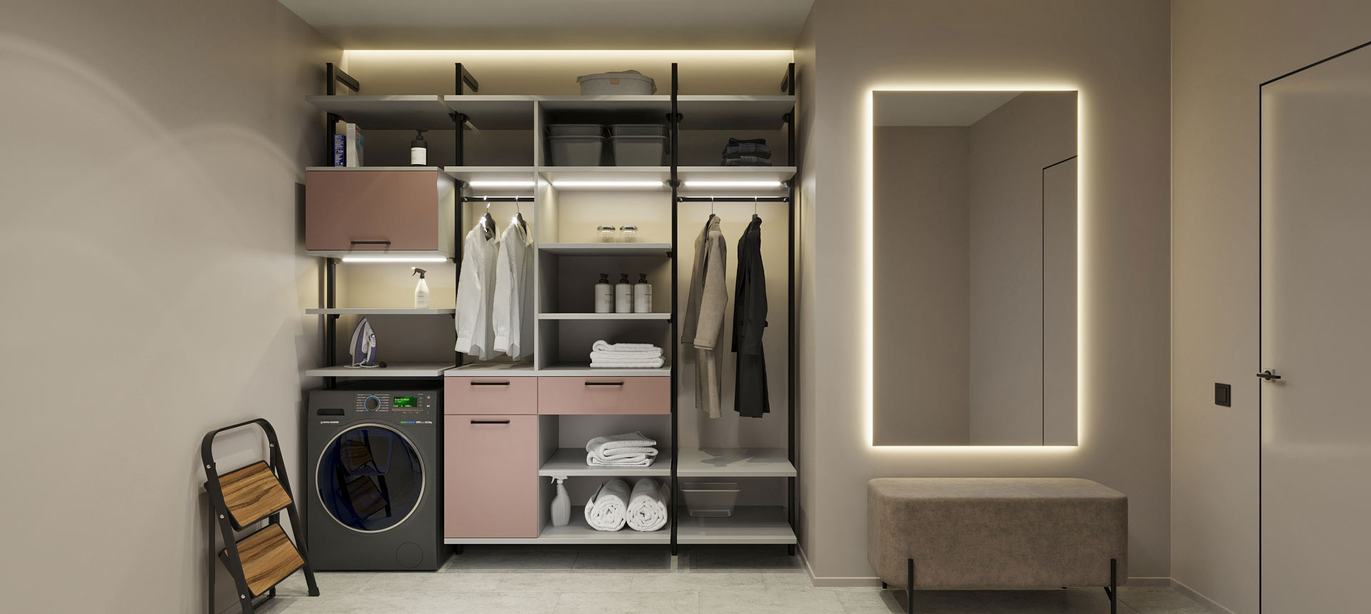 Розовый кварц матовый / Горный&nbsp;хрусталь&nbsp;матовый&nbsp;