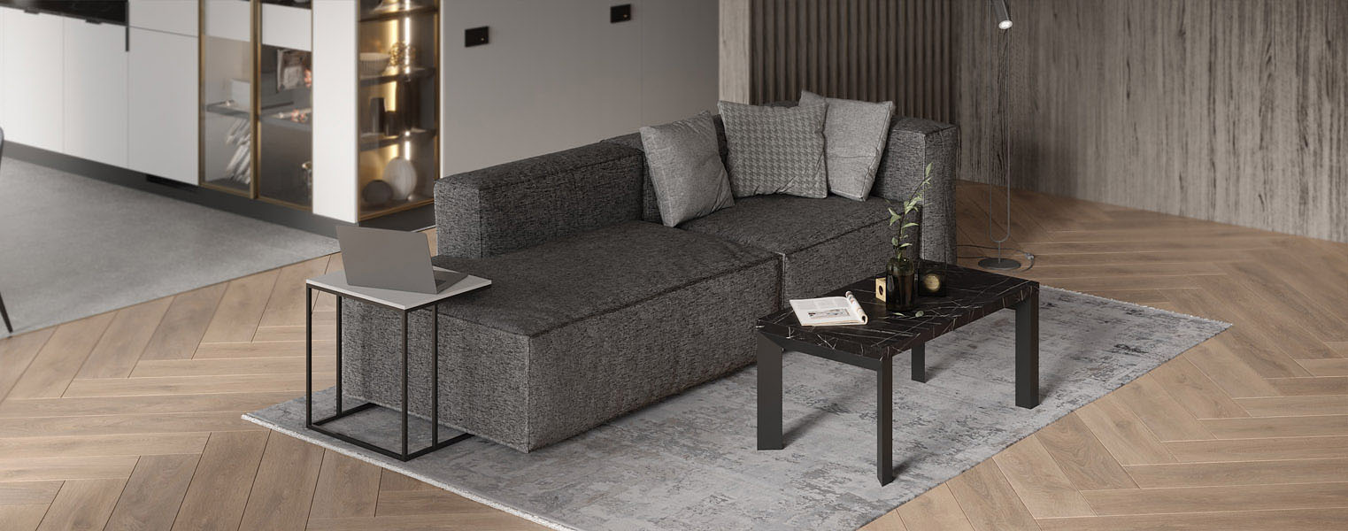 Модульный диван Уно в кухню-гостиную - фото No 3