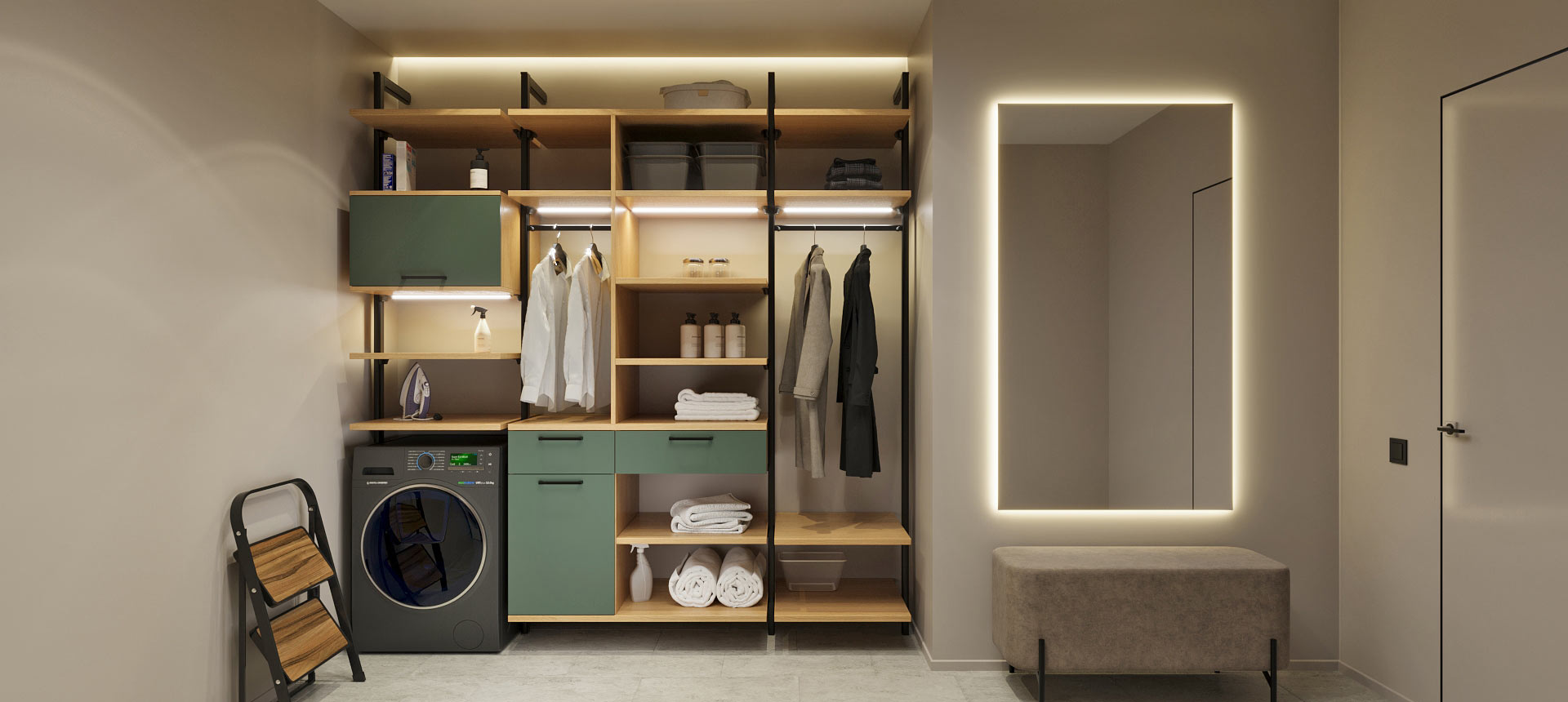 Камыш зелёный / Дуб&nbsp;Винченца&nbsp;