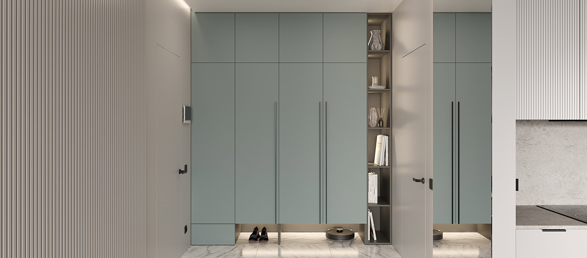 Зелёный Фьорд / Космос&nbsp;серый&nbsp;