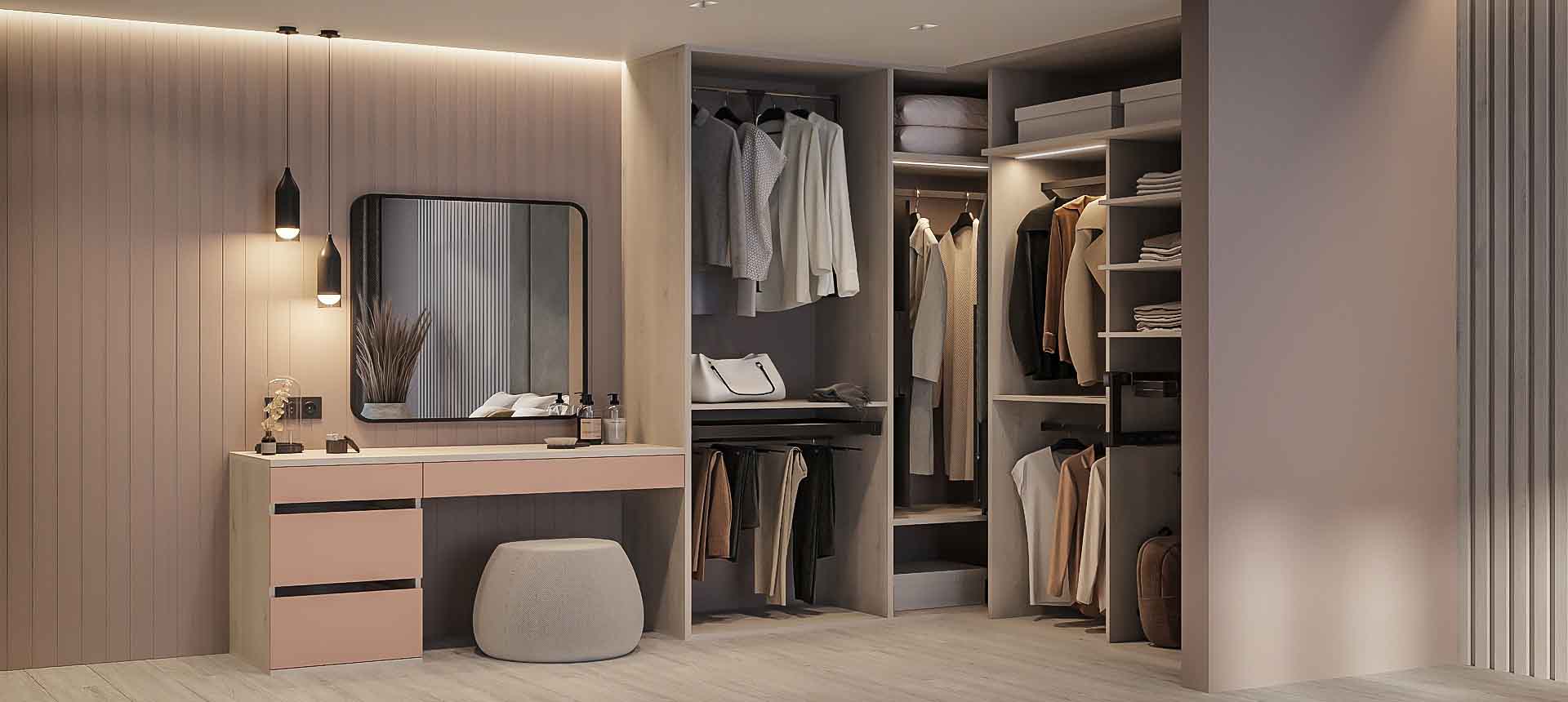 Розовый кварц матовый / Сосна&nbsp;Аланд&nbsp;