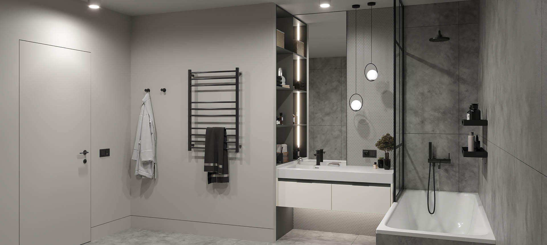 Светло-серый / Дымчатый&nbsp;Агат&nbsp;