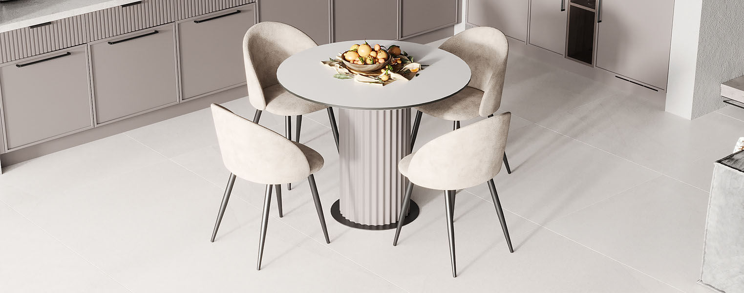 Кухонный стол Руже круглый - фото No 1