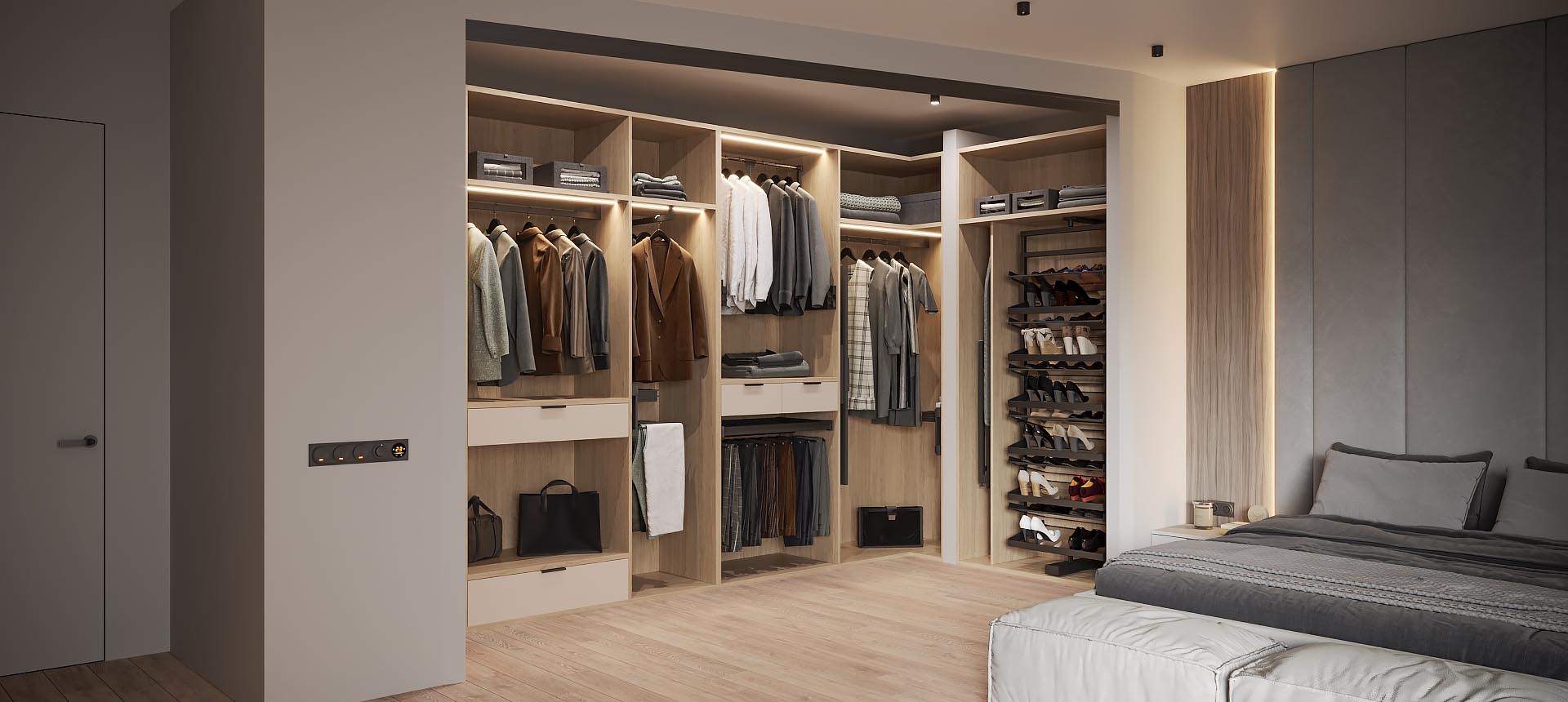 Дуб Винченца / Кашемир&nbsp;серый&nbsp;