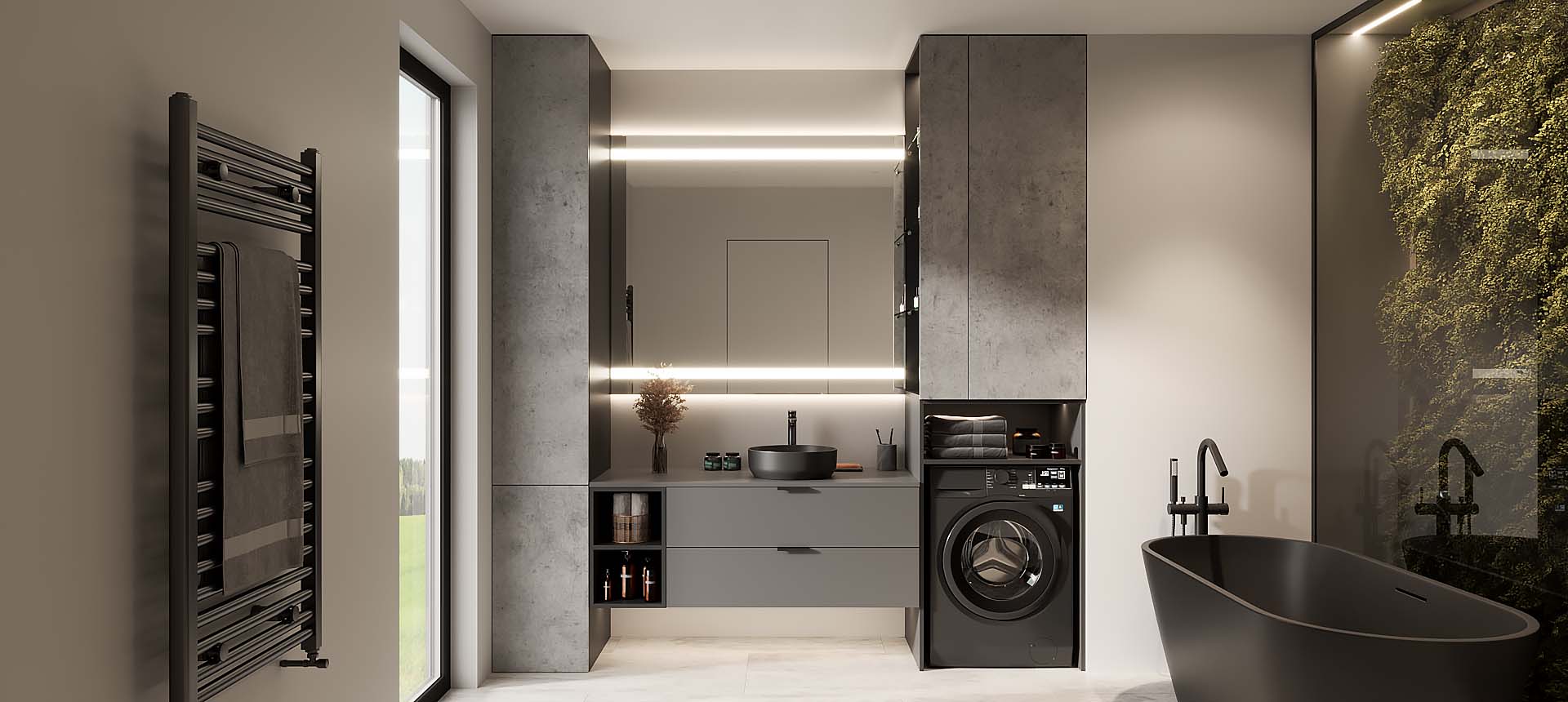 Бетон Чикаго светло-серый / Холодный&nbsp;жемчуг&nbsp;матовый&nbsp;