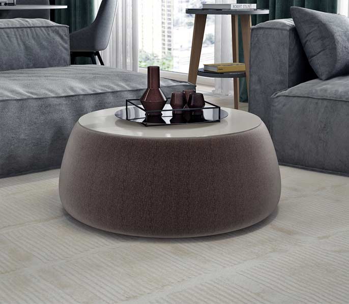 Пуф Трюфель 2 в коричневом