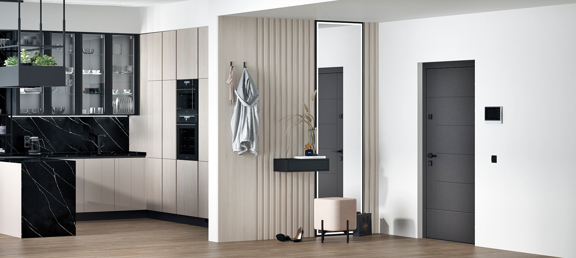 Сосна Аланд / эмаль&nbsp;цвет&nbsp;Чёрный&nbsp;