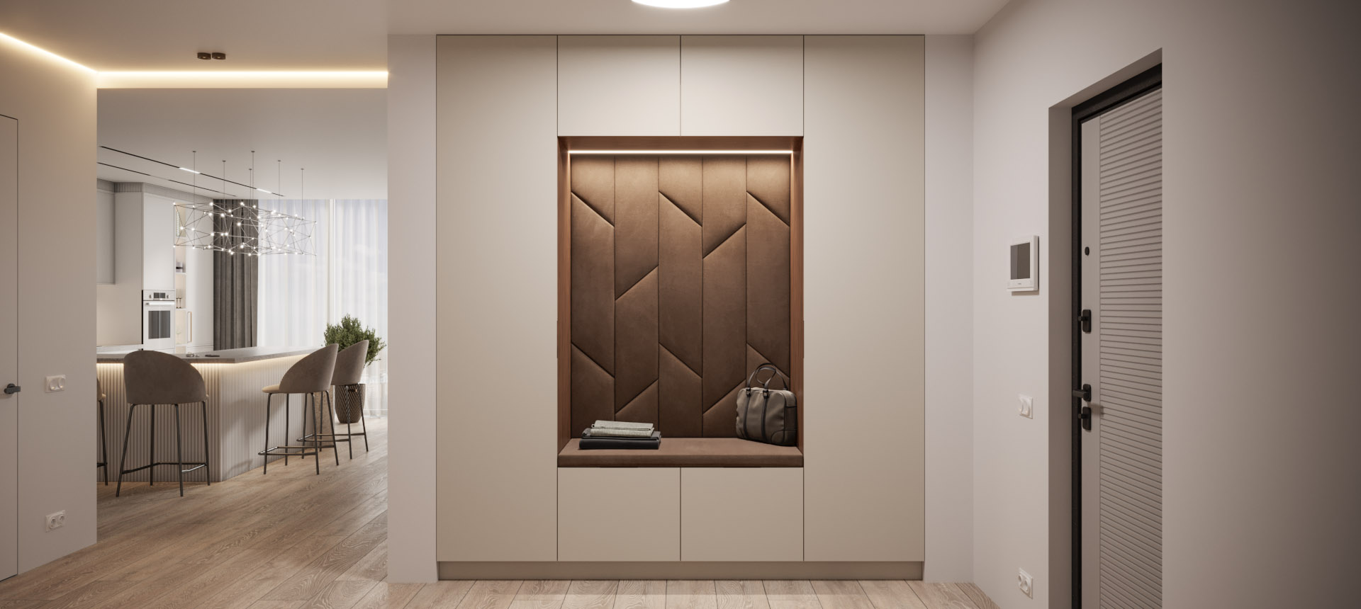 Белый Фарфоровый Оникс / Орех&nbsp;Линкольн&nbsp;