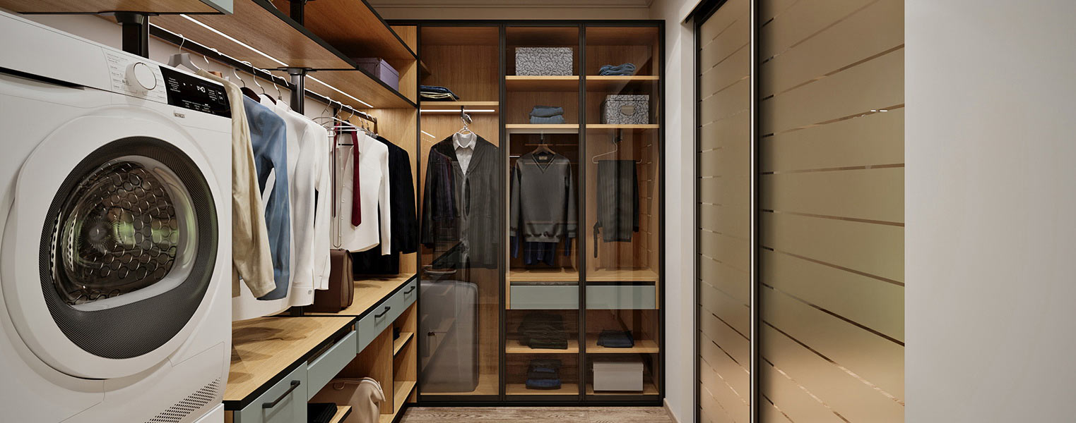 Прачечная в гардеробной 2 - фото No 2