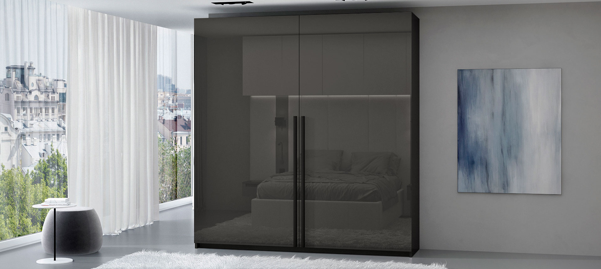 Серый глянец New