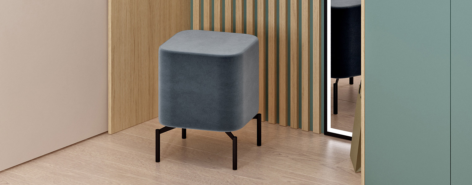 Пуф Лофт 1 на опорах 160мм - фото No 1