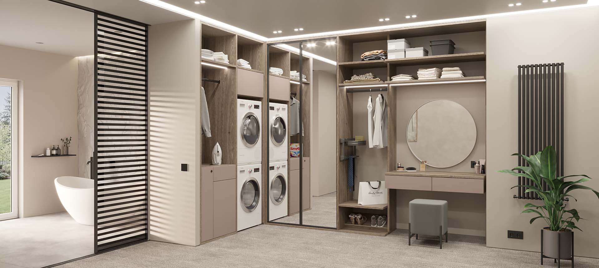 Розовый кварц матовый / Дуб&nbsp;Давос&nbsp;