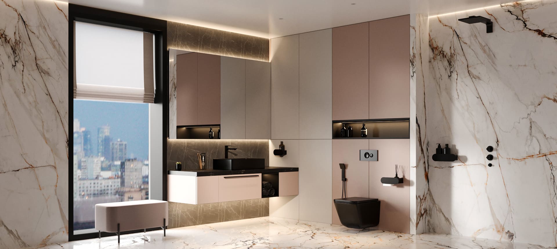 Розовый кварц матовый / Горный&nbsp;хрусталь&nbsp;матовый&nbsp;