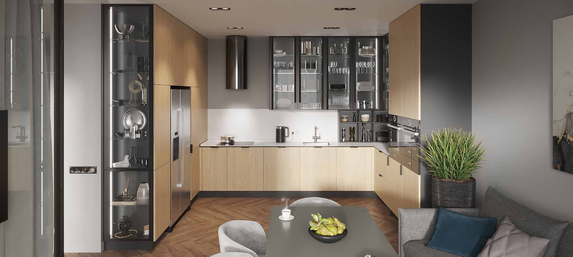 Дуб Винченца / Космос&nbsp;серый&nbsp;