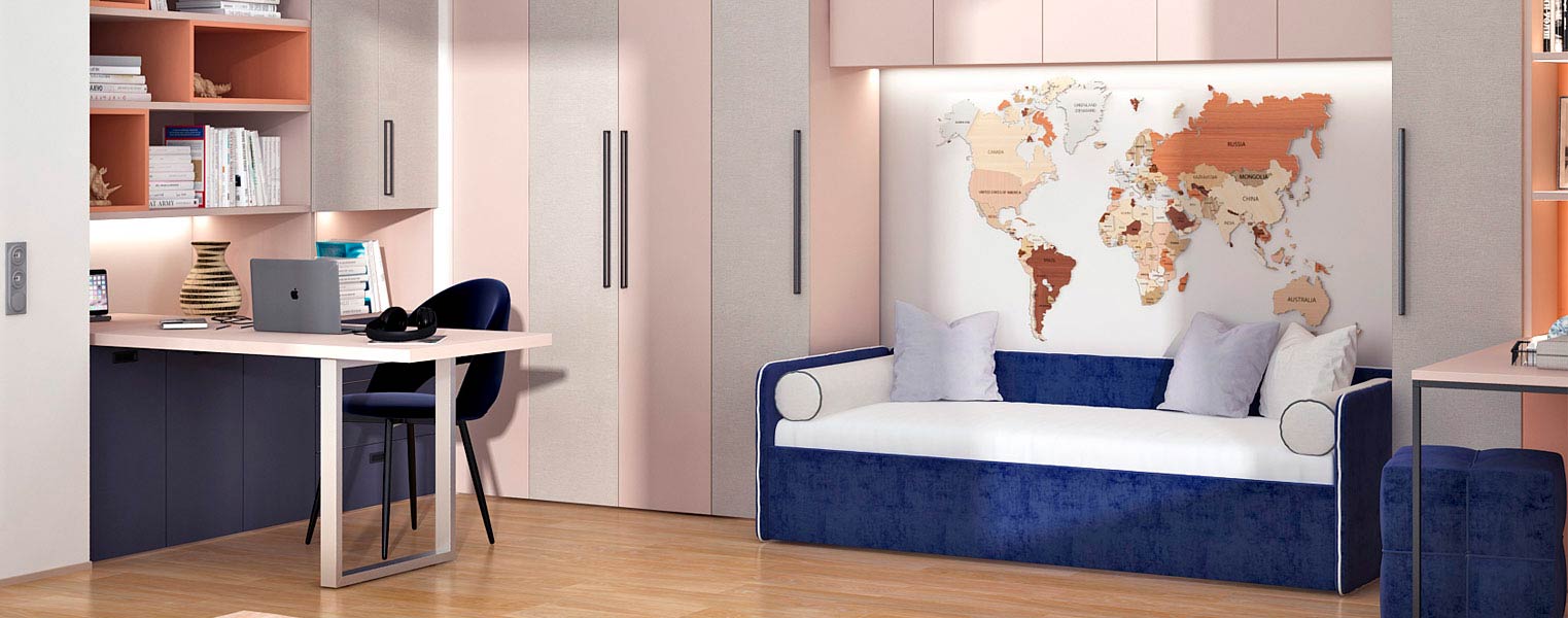 Шкаф с полками в детскую - фото No 2